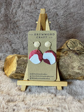 Load image into Gallery viewer, Crushed raspberry on white drops