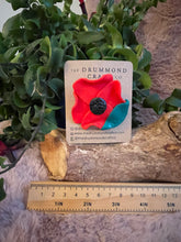 Load image into Gallery viewer, Remembrance Poppy Brooch classic