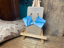 Load image into Gallery viewer, Striking and beautiful turquoise swirl drops