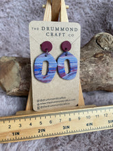 Load image into Gallery viewer, Beautiful burgundy blue drops