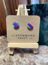 Load image into Gallery viewer, Bright stripe studs