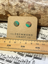 Load image into Gallery viewer, Stunning green and fire mix studs