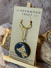 Load image into Gallery viewer, Gold texture “no waste” keyring