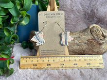 Load image into Gallery viewer, Funky leaf hoops