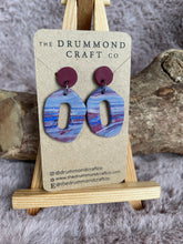 Load image into Gallery viewer, Beautiful burgundy blue drops