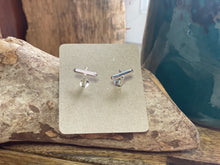 Load image into Gallery viewer, Cufflinks - two tone stripe