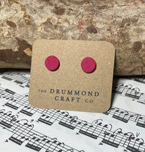 Load image into Gallery viewer, Pink textured studs