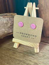Load image into Gallery viewer, Pink button studs