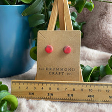Load image into Gallery viewer, Delicate and cute red studs