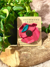 Load image into Gallery viewer, Remembrance Poppy Brooch elegant