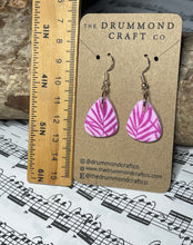 Load image into Gallery viewer, Fuschia pink hand painted drops