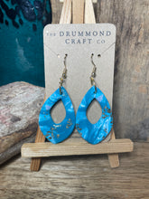 Load image into Gallery viewer, Incredible turquoise and gold drops