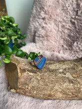 Load image into Gallery viewer, Sparkle blue heart ring