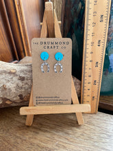 Load image into Gallery viewer, Turquoise horseshoe drops