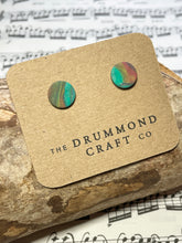 Load image into Gallery viewer, Stunning green and fire mix studs