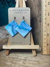 Load image into Gallery viewer, Striking and beautiful turquoise swirl drops