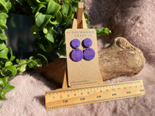 Load image into Gallery viewer, Purple floral drops
