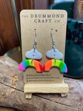 Load image into Gallery viewer, Over the rainbow drop earrings