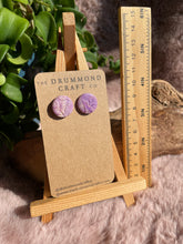 Load image into Gallery viewer, Pastel floral studs