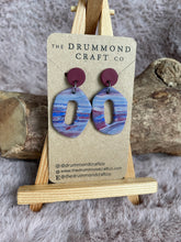 Load image into Gallery viewer, Beautiful burgundy blue drops