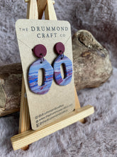 Load image into Gallery viewer, Beautiful burgundy blue drops