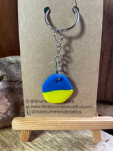Load image into Gallery viewer, SUPPORT UKRAINE keyring