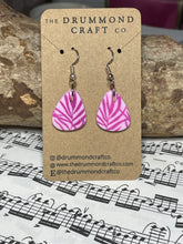 Load image into Gallery viewer, Fuschia pink hand painted drops