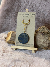 Load image into Gallery viewer, Gold texture “no waste” keyring