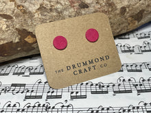 Load image into Gallery viewer, Pink textured studs