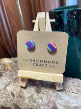 Load image into Gallery viewer, Bright stripe studs
