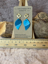 Load image into Gallery viewer, Turquoise two tone teardrops
