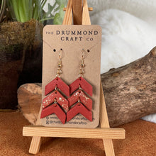 Load image into Gallery viewer, Autumn cascade drop earrings