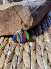 Load image into Gallery viewer, Multicoloured jumper pendant necklace
