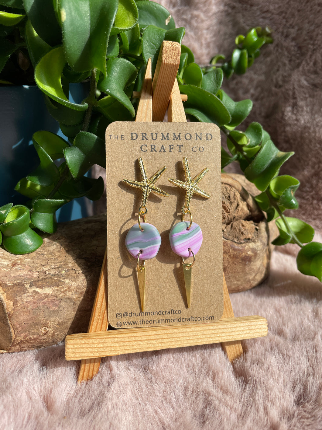 Seaside drop earrings