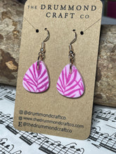 Load image into Gallery viewer, Fuschia pink hand painted drops

